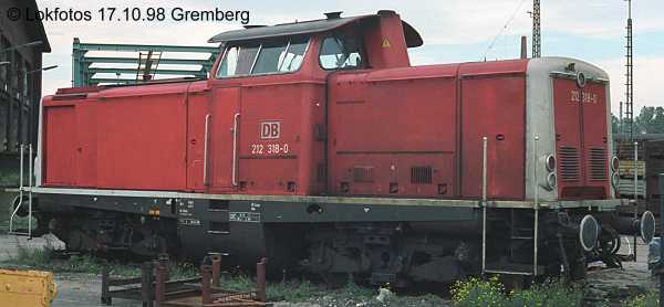 Kein weiteres Foto der Lok 318 vorhanden