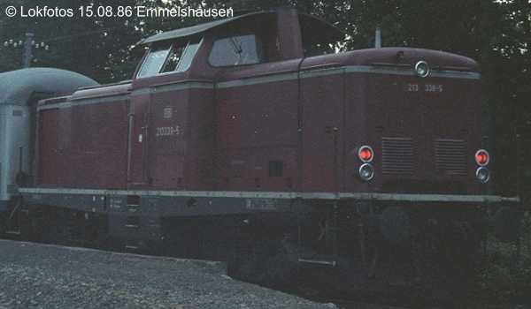 Kein weiteres Foto der Lok 338 vorhanden