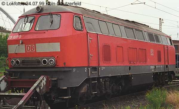 Kein weiteres Foto der Lok 020 vorhanden