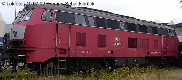 Kein weiteres Foto der Lok 037 vorhanden