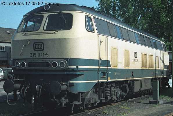 Kein weiteres Foto der Lok 041 vorhanden