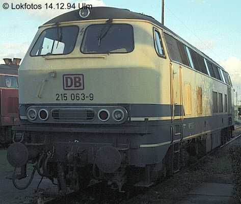 Kein weiteres Foto der Lok 063 vorhanden