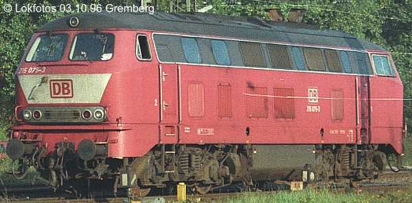 Kein weiteres Foto der Lok 075 vorhanden