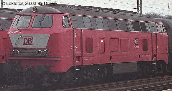 Kein weiteres Foto der Lok 119 vorhanden