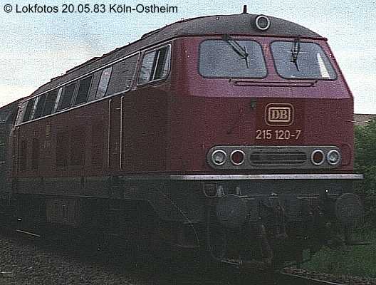 Kein weiteres Foto der Lok 120 vorhanden