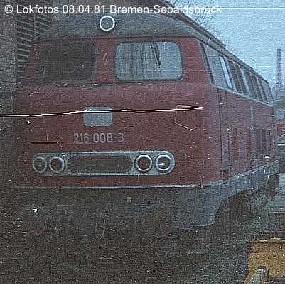 Kein weiteres Foto der Lok 008 vorhanden