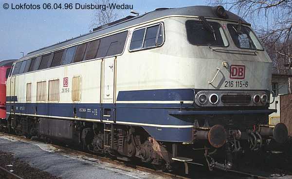 Kein weiteres Foto der Lok 115 vorhanden