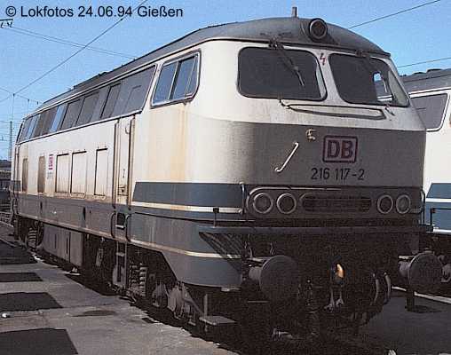 Kein weiteres Foto der Lok 117 vorhanden