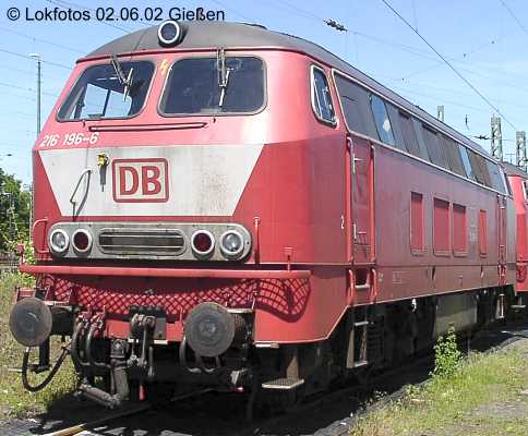 Kein weiteres Foto der Lok 196 vorhanden