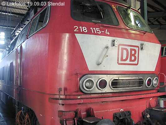 Kein weiteres Foto der Lok 115 vorhanden
