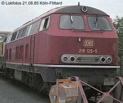 Kein weiteres Foto der Lok 129 vorhanden