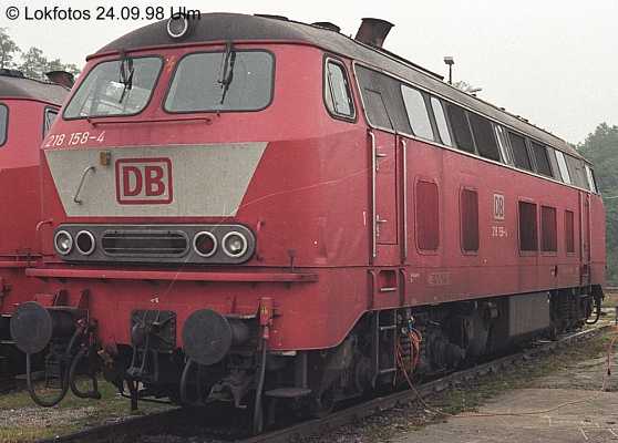 Kein weiteres Foto der Lok 158 vorhanden