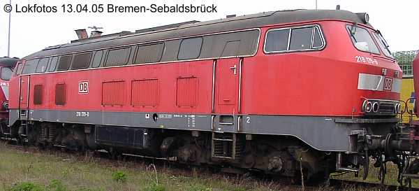 Kein weiteres Foto der Lok 179 vorhanden