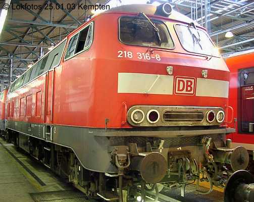 Kein weiteres Foto der Lok 316 vorhanden