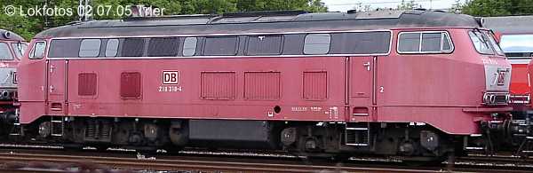 Kein weiteres Foto der Lok 318 vorhanden