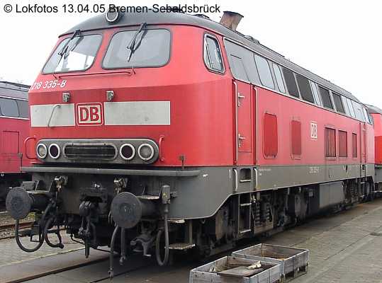 Kein weiteres Foto der Lok 335 vorhanden
