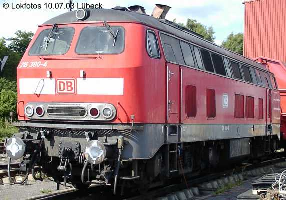 Kein weiteres Foto der Lok 380 vorhanden