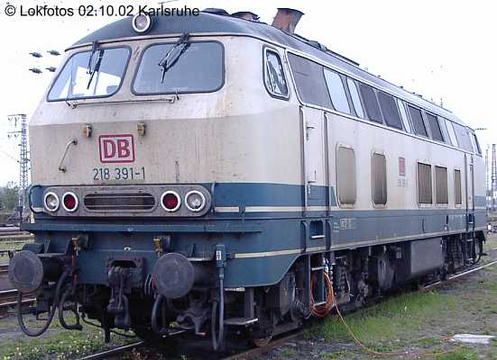 Kein weiteres Foto der Lok 391 vorhanden