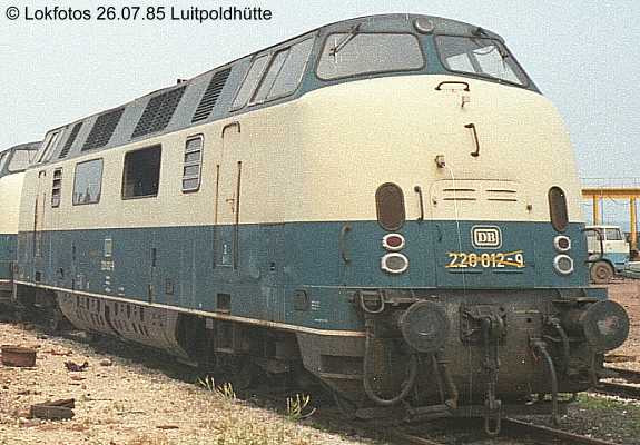 Kein weiteres Foto der Lok 012 vorhanden