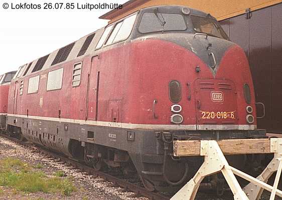 Kein weiteres Foto der Lok 018 vorhanden