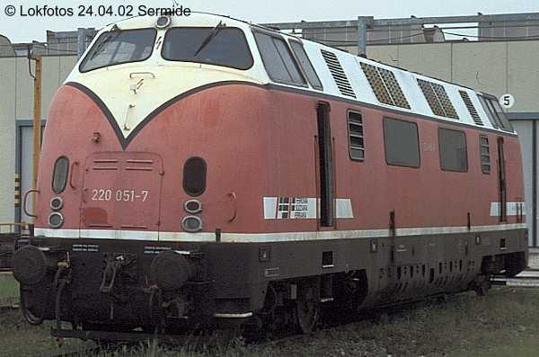 Kein weiteres Foto der Lok 051 vorhanden
