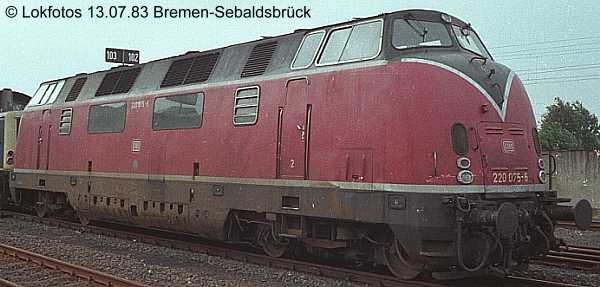 Kein weiteres Foto der Lok 075 vorhanden
