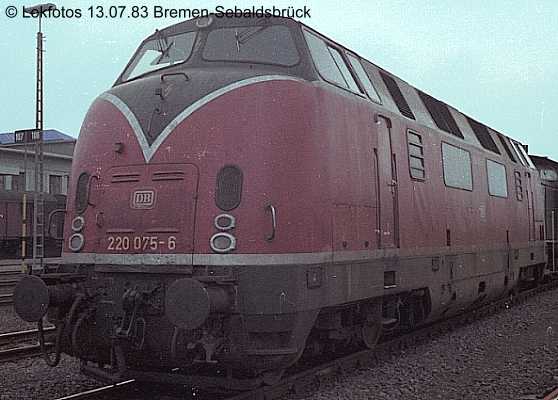 Kein weiteres Foto der Lok 075 vorhanden