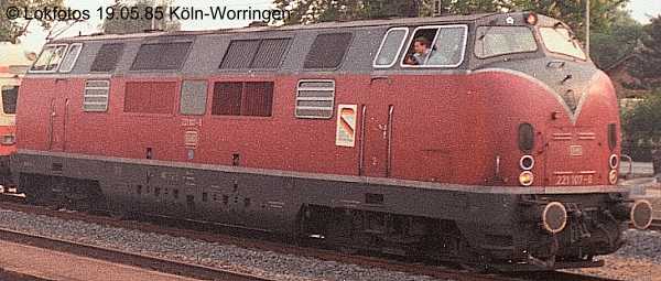 Kein weiteres Foto der Lok 107 vorhanden