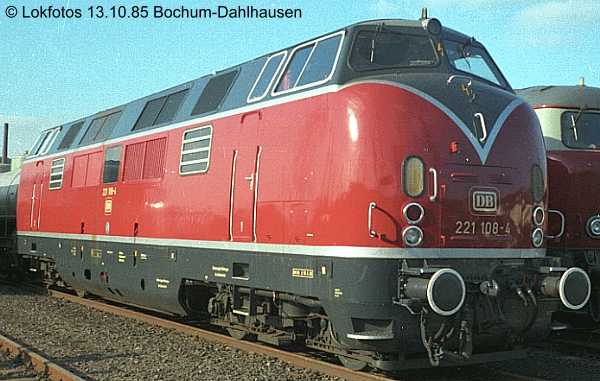 Kein weiteres Foto der Lok 108 vorhanden