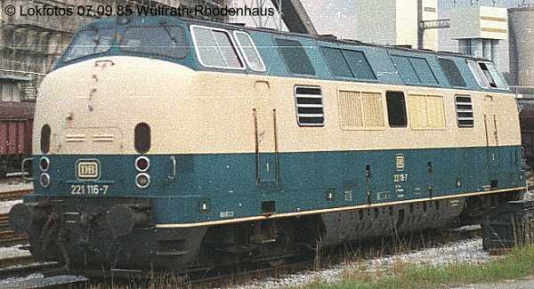 Kein weiteres Foto der Lok 116 vorhanden