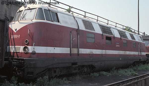 Kein weiteres Foto der Lok 550 vorhanden