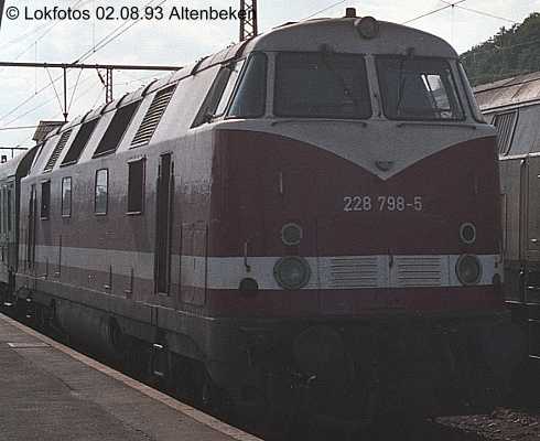Kein weiteres Foto der Lok 798 vorhanden
