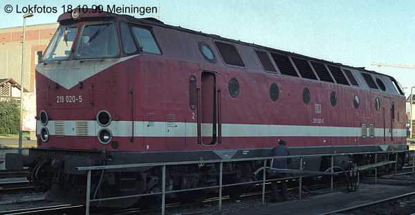Kein weiteres Foto der Lok 020 vorhanden