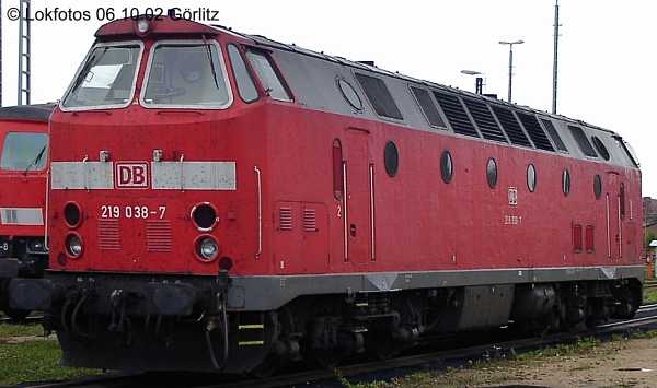 Kein weiteres Foto der Lok 038 vorhanden