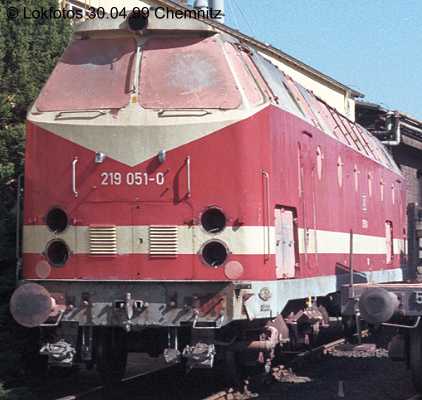 Kein weiteres Foto der Lok 051 vorhanden