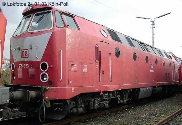 Kein weiteres Foto der Lok 063 vorhanden