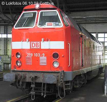 Kein weiteres Foto der Lok 103 vorhanden