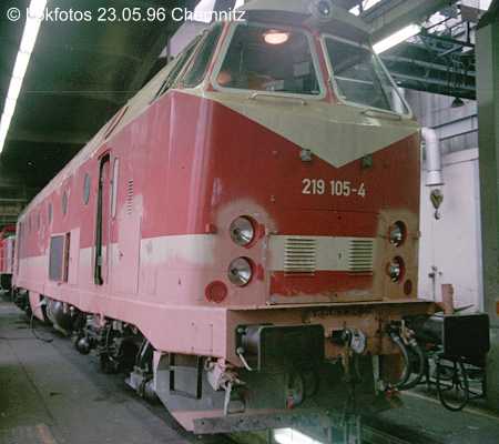 Kein weiteres Foto der Lok 105 vorhanden
