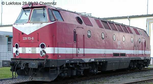 Kein weiteres Foto der Lok 113 vorhanden