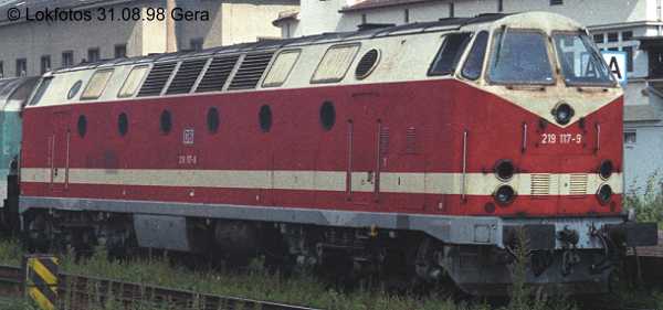 Kein weiteres Foto der Lok 117 vorhanden