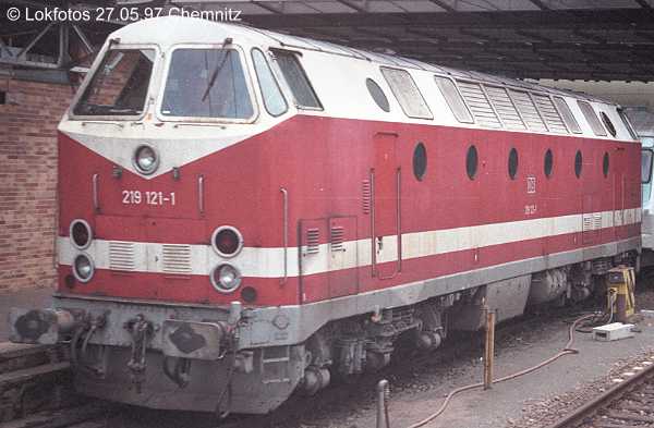 Kein weiteres Foto der Lok 121 vorhanden