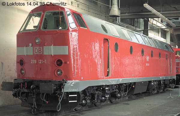 Kein weiteres Foto der Lok 121 vorhanden