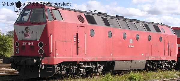 Kein weiteres Foto der Lok 138 vorhanden