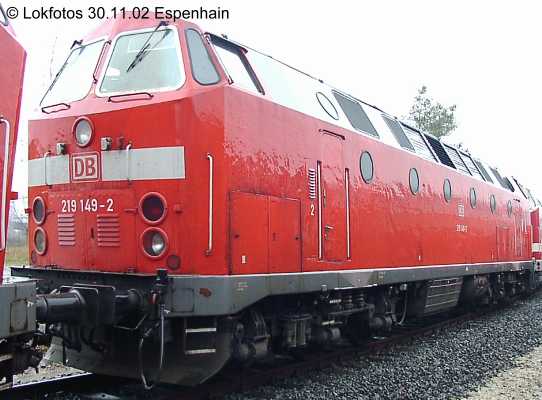 Kein weiteres Foto der Lok 149 vorhanden