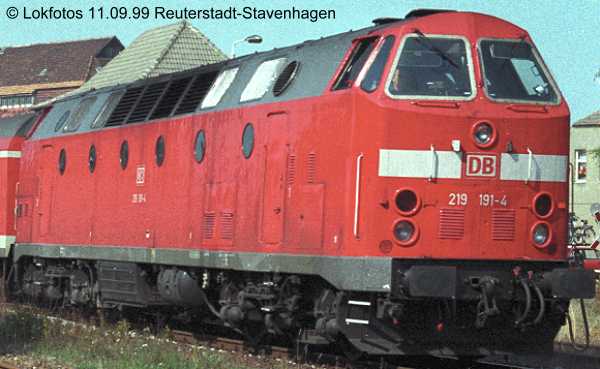 Kein weiteres Foto der Lok 191 vorhanden