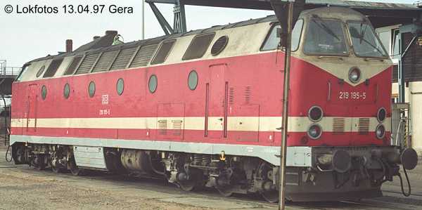 Kein weiteres Foto der Lok 195 vorhanden