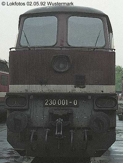 Kein weiteres Foto der Lok 001 vorhanden