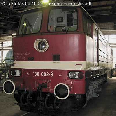 Kein weiteres Foto der Lok 002 vorhanden