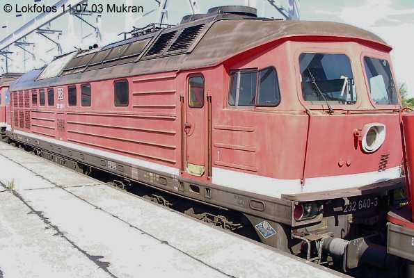 Kein weiteres Foto der Lok 640 vorhanden