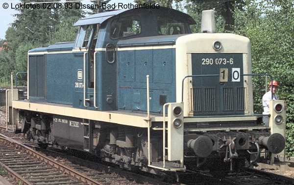 Kein weiteres Foto der Lok 073 vorhanden